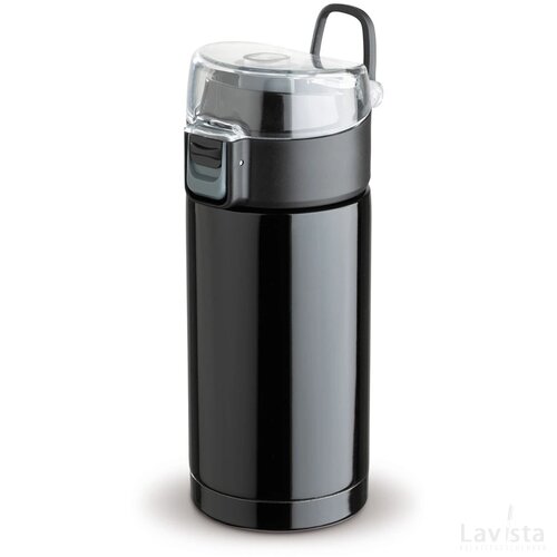 Thermobeker click-to-open 330ml zwart