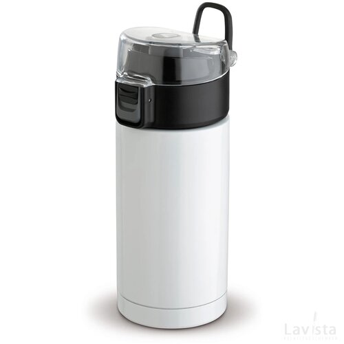 Thermobeker click-to-open 330ml wit