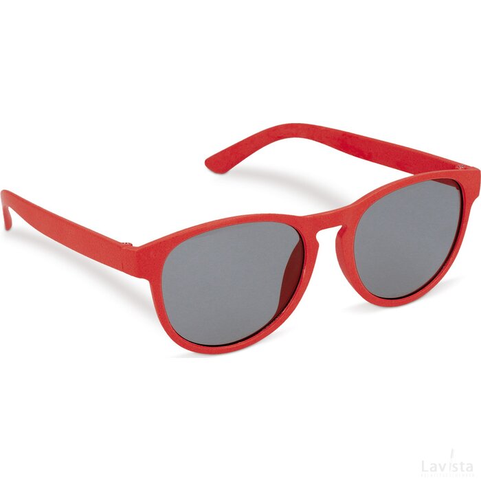 Eco zonnebril tarwestro Earth UV400 rood