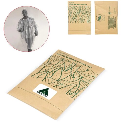 Biologisch afbreekbare poncho