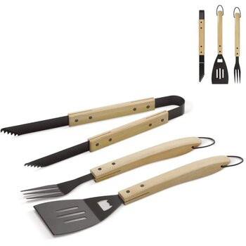 Barbecue gereedschapsset Bruin