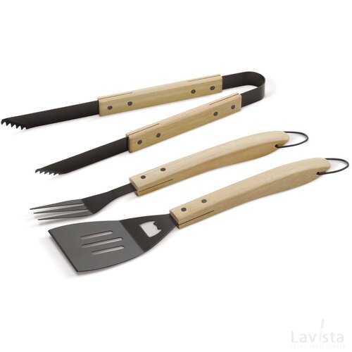 Barbecue gereedschapsset Bruin