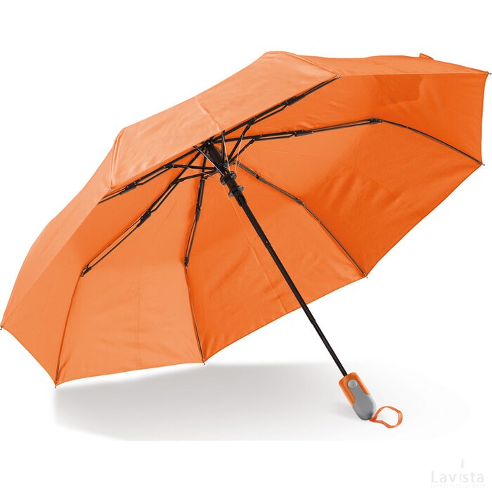 Opvouwbare 22” paraplu auto open oranje