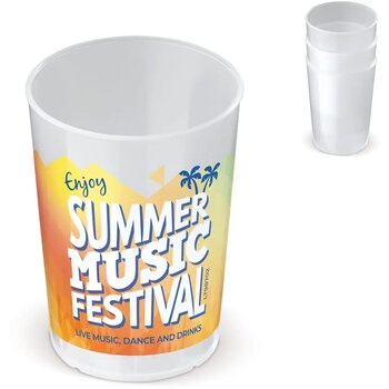 Ecologische hardcup PP Transparant