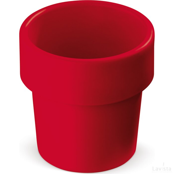 Koffiebeker Hot-but-cool 240ml rood
