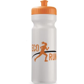 Sportbidon Bio 750ml Wit / Oranje