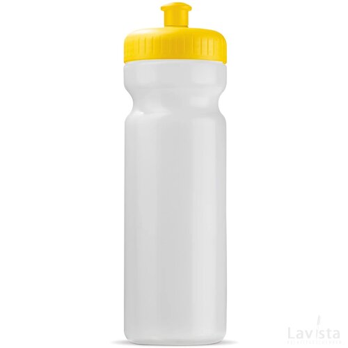 Sportbidon Bio 750ml Transparant Geel