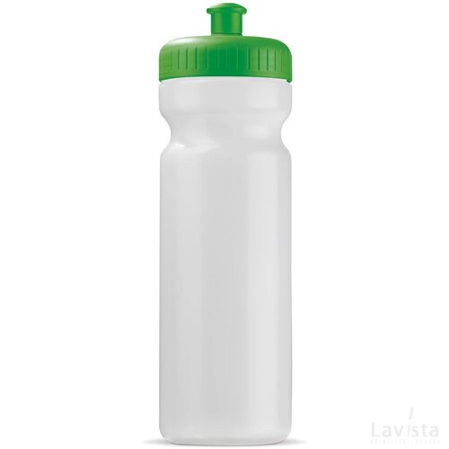 Sportbidon Bio 750ml Transparant Groen