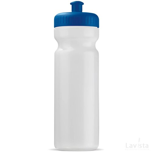 Sportbidon Bio 750ml Transparant Blauw