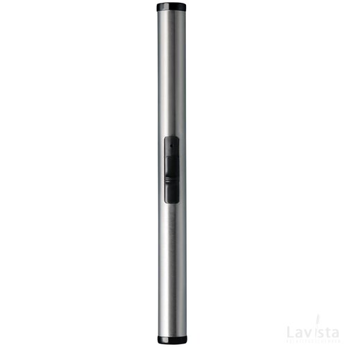 Plasma aansteker Reeves-New Castle zwart, zilver