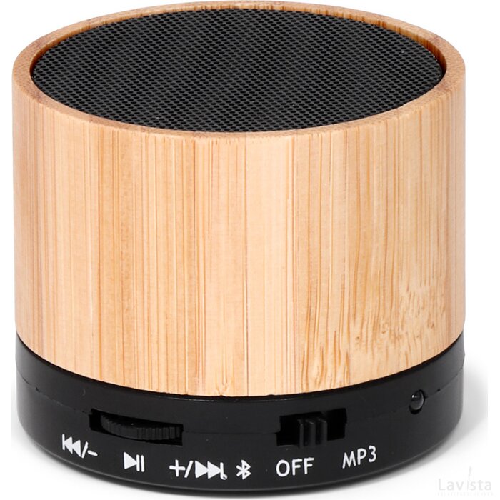 BRAINZ Tube Speaker Bamboo