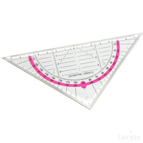 Geo driehoek roze