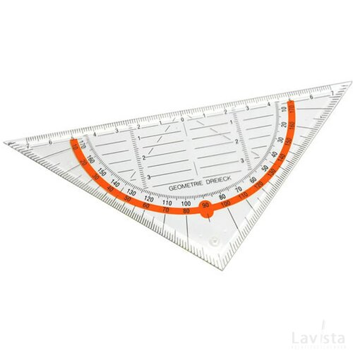 Geo driehoek oranje