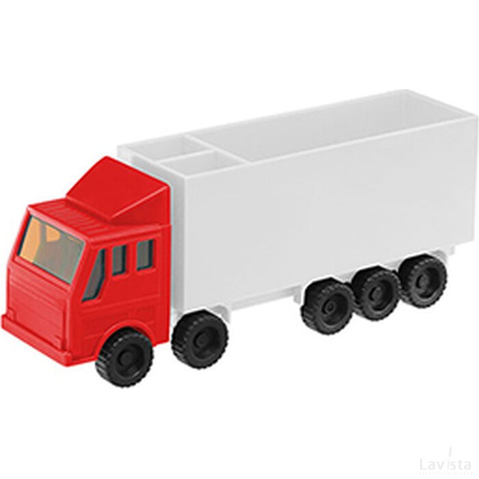 Memobox vrachtwagen rood