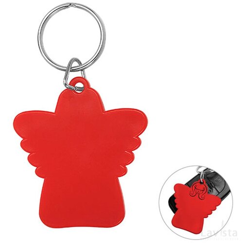 Sleutelhanger beschermengel rood