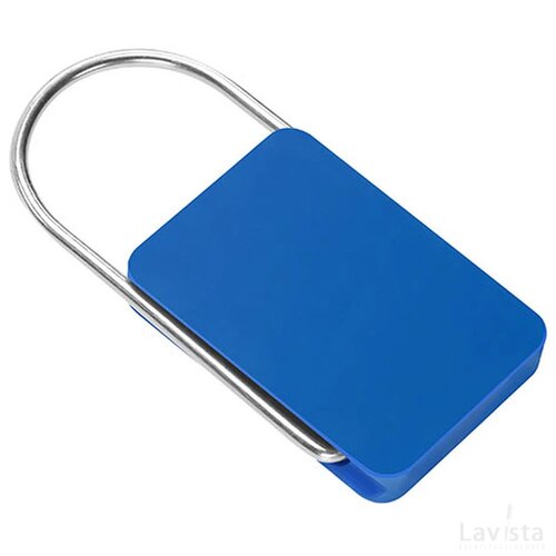 Sleutelhanger met beugel blauw