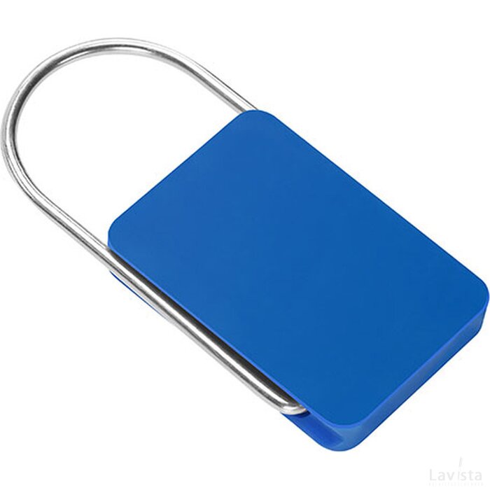 Sleutelhanger met beugel blauw