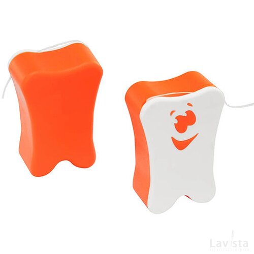 Tandenfloss oranje