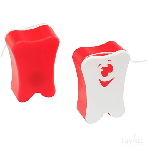 Tandenfloss rood