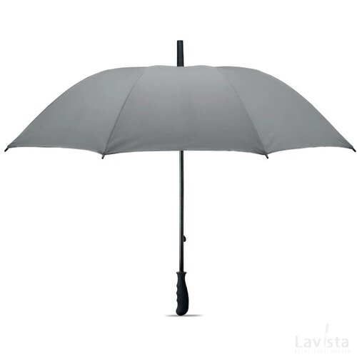 Reflecterende paraplu Visibrella mat zilver