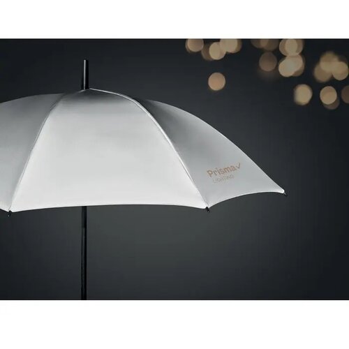 Reflecterende paraplu Visibrella mat zilver