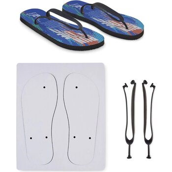 Sublimatie strandslippers l Do mel zwart