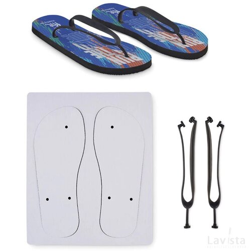 Sublimatie strandslippers l Do mel zwart