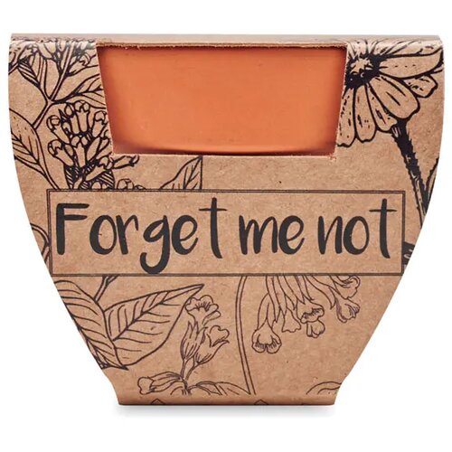 Potje vergeet-me-nietjes Forget me not hout