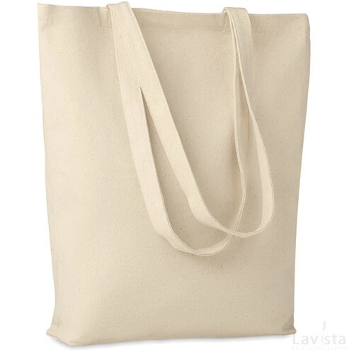 Canvas boodschappentas Rassa beige