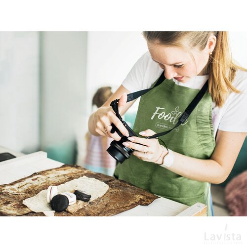 Verstelbaar schort van hennep Naima apron groen