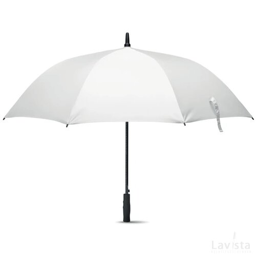 27" windbestendige paraplu Grusa wit