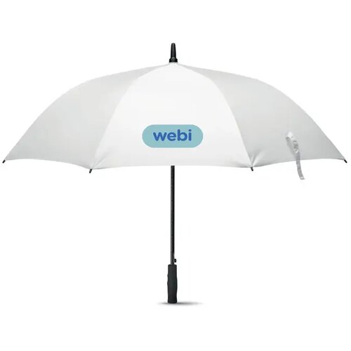 27" windbestendige paraplu Grusa wit