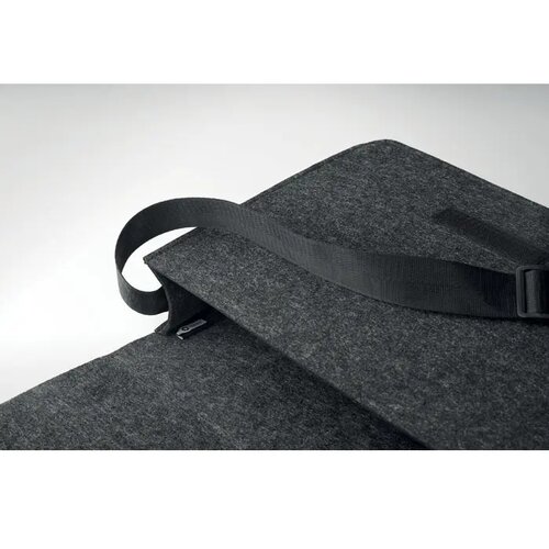 Vilten laptoptas van rpet Baglo donker grijs
