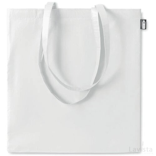Rpet non woven boodschappentas Tote wit