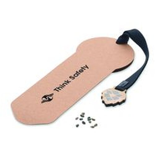 Bladwijzer pijnboomzaad Growbookmark™ Beige