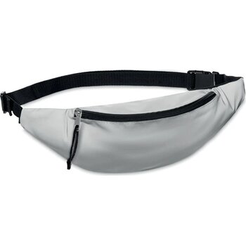 Reflecterende heuptas Visiwaist mat zilver