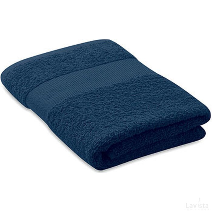 Handdoek organisch 100x50 Terry blauw