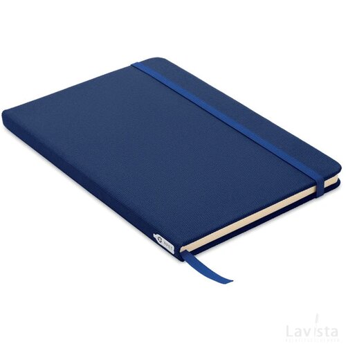 A5 notitieboek met rpet omslag Note rpet blauw