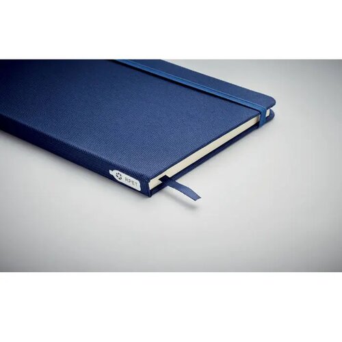A5 notitieboek met rpet omslag Note rpet blauw