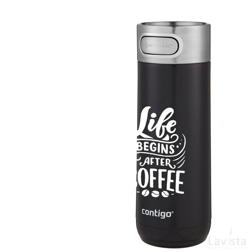 Contigo® Luxe Autoseal® 470 Ml Thermosbeker Zwart