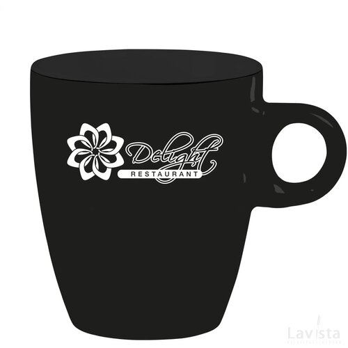 Coffeecup Mok Zwart/Zwart