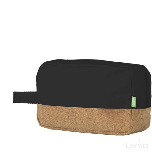 Eco Cork Cosmetic Bag Toilettas Zwart