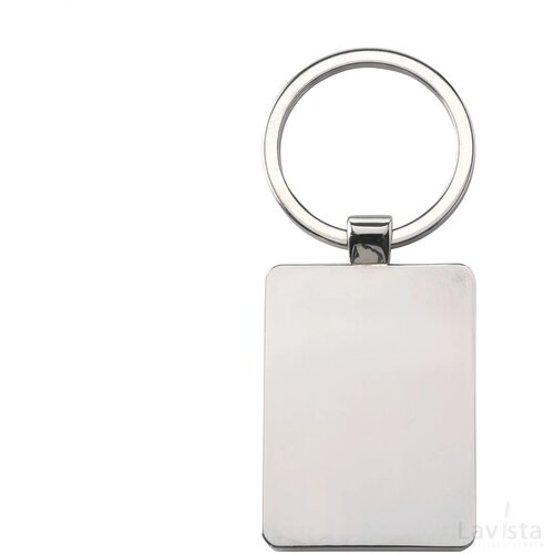Bamboo Key Rectangle Sleutelhanger Hout