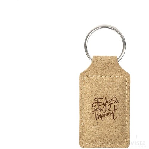Cork Key Ring Sleutelhanger Bruin/Beige