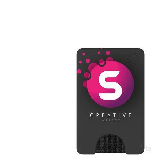 Popsockets® met pasjeshouder Zwart