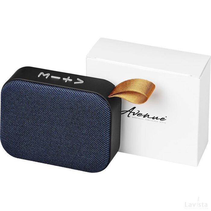 Fashion Bluetooth®-speaker van stof Koningsblauw