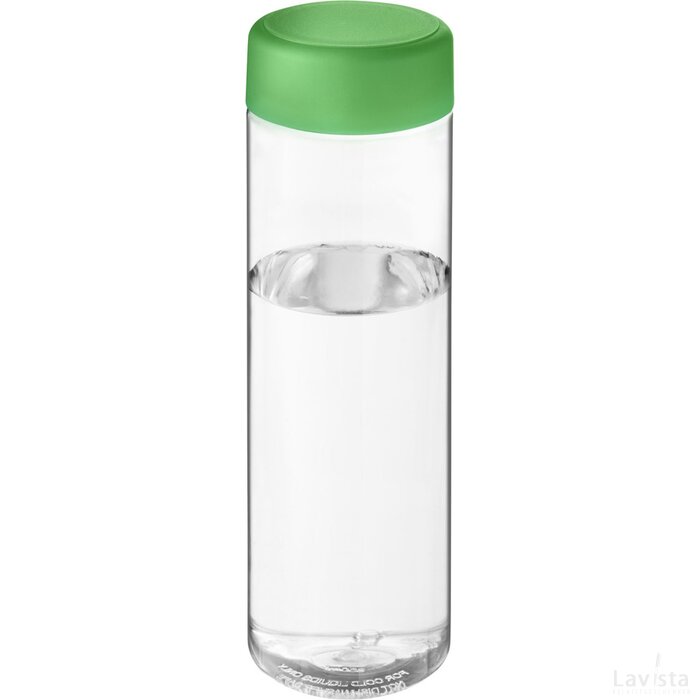 H2O Vibe 850 ml sportfles Transparant, Groen Transparant/Groen