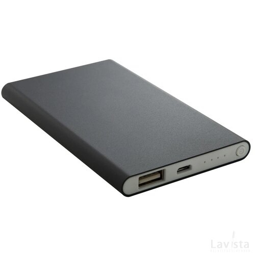 Flatfour Powerbank Zwart