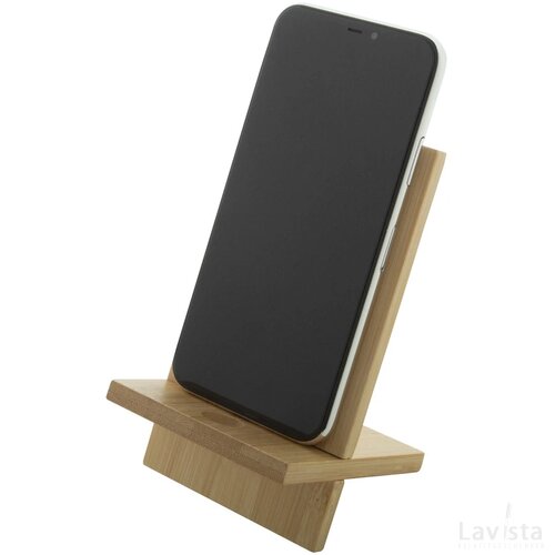 Gibba Bamboe Mobiele Telefoonhouder Bruin