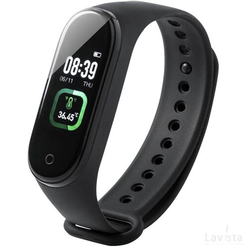 Horloge met gezondheidsfuncties Zwart